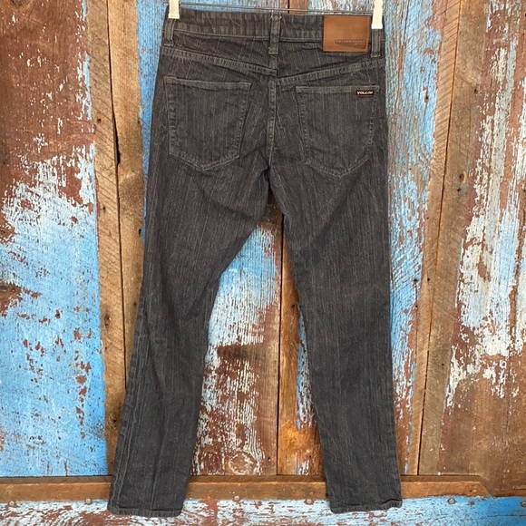 Volcom Vorta Slim Straight Grey Jeans Size 28 - Picture 7 of 8